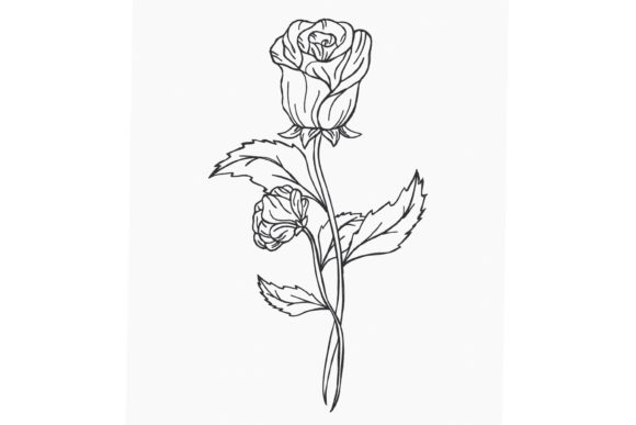 A Red Rose: A Designer’s Review of Continuous Line Embroidery