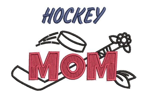 Hockey Mom Embroidery Design Review for Merch