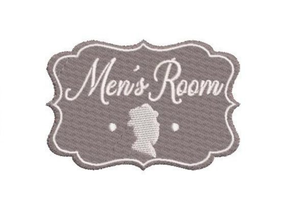Review: Vintage Men's Room Sign Embroidery Design